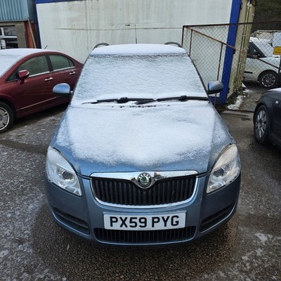 Skoda Fabia Estate 2007-2014 Door Bare (front Passenger Side) Grey 