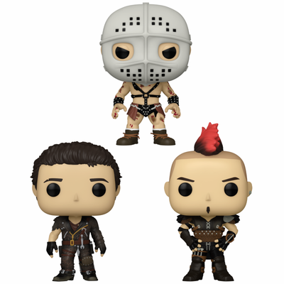 Funko POP! Movies WB 100 - Mad Max 2: The Road Warrior Set - Max Wez  Humungus