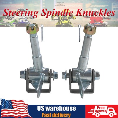 Front Steering Spindle Knuckle For Go Kart Wheel Hub Trike Bike ATV Quad Buggy