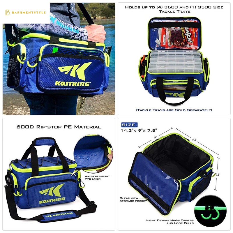 Kastking Tackle Box 2 Packs Utility Tray 3600 3700 Fishing Tackle Storage Fishing Equipment Tackle Boxes Bags