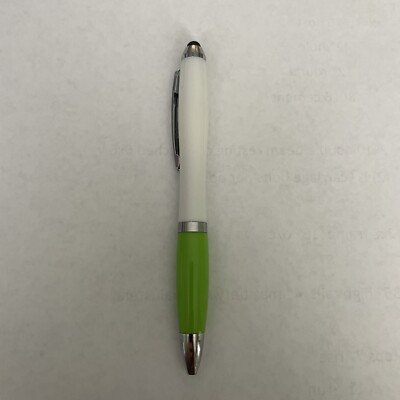 Lot of 50 Pens -Curvaceous Plastic Ballpoint Pen   Black Ink With Stylus