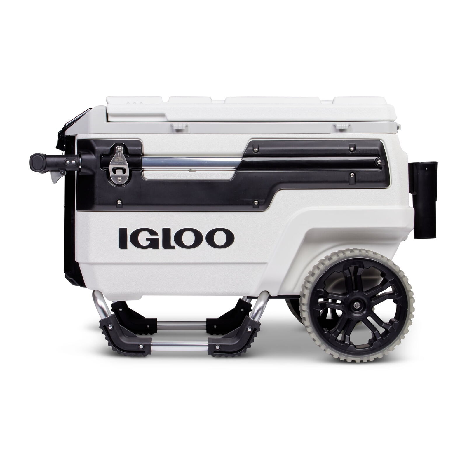 Igloo Trailmate Marine 70 Quart, Wheeled Cooler, White And B