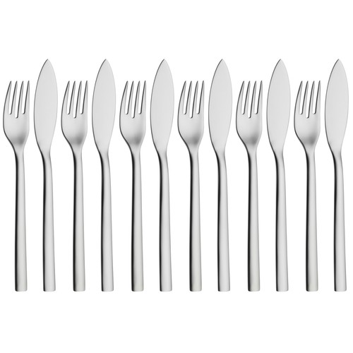 Lot De 6 Couteaux à Steak LA FOURMI - Inox, 3 Rivets, Fabriqué à Thiers En France - Idéal Pour Recevoir