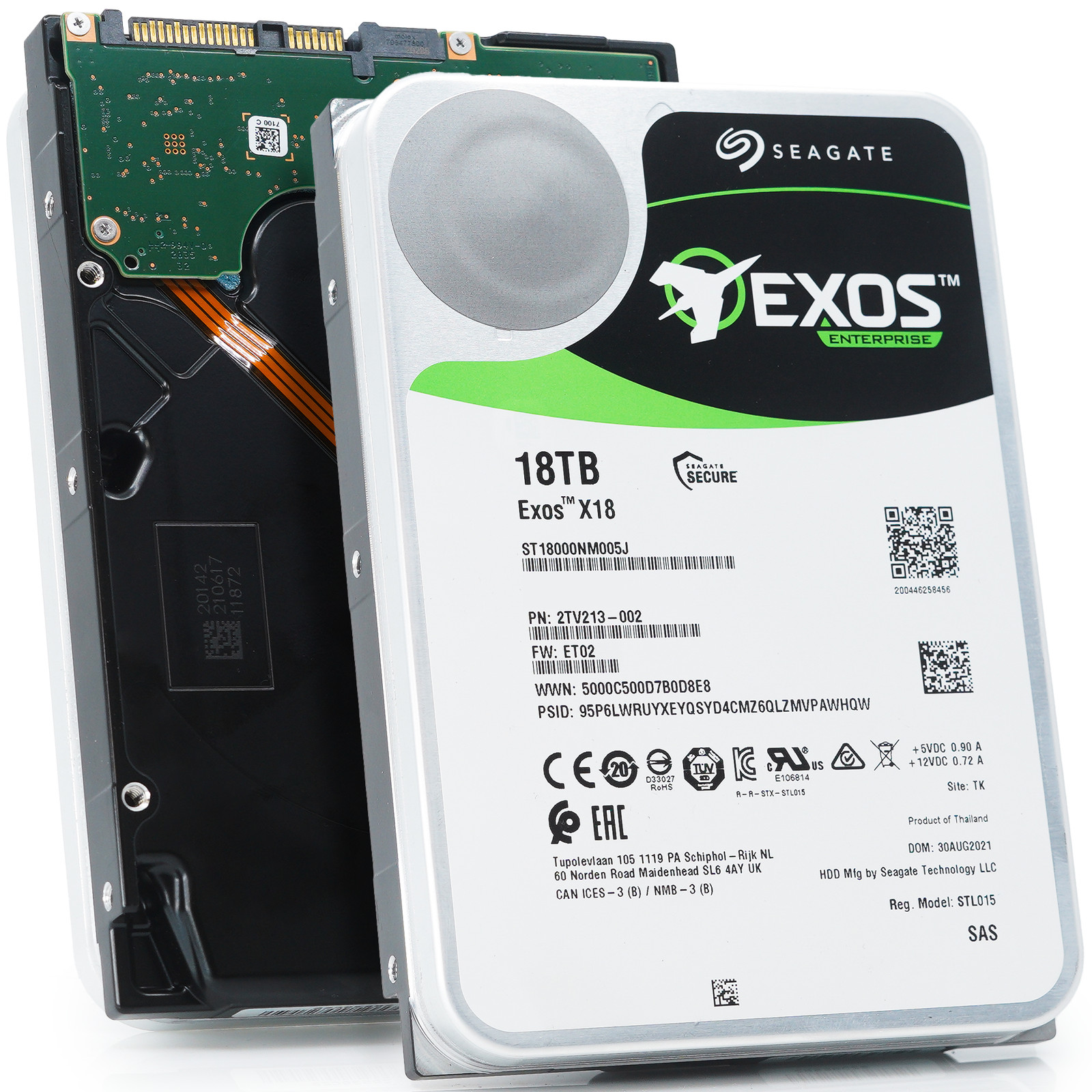 Seagate Exos X18 18TB ST18000NM005J 7.2K RPM SAS 12Gb/s 512e 3.5