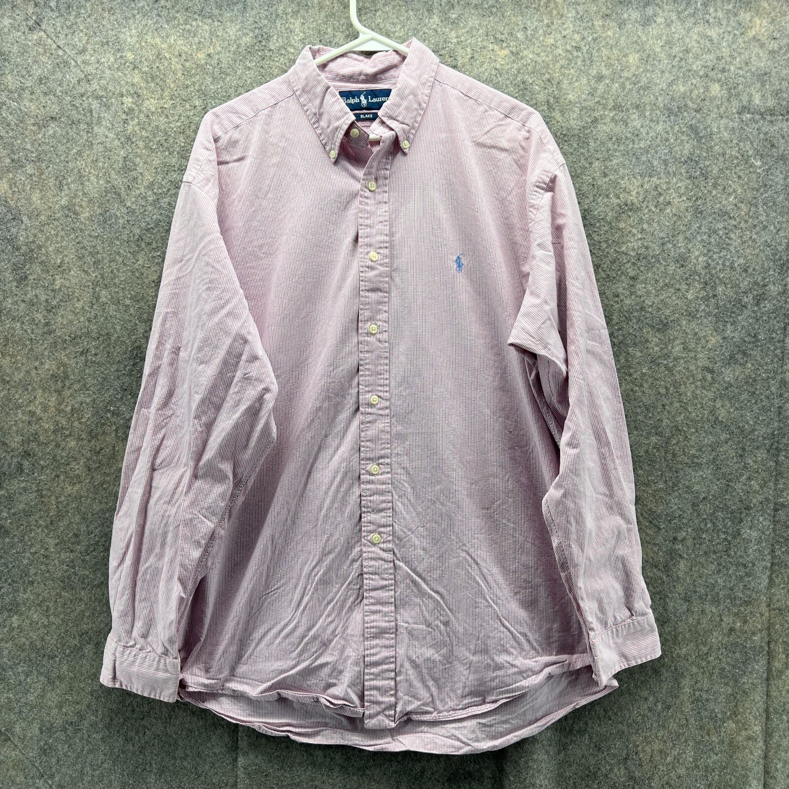 希少◎ ralph lauren blake pink linen! XXL Polo Ralph Lauren Shirt Men Large Adult Pink Casual button