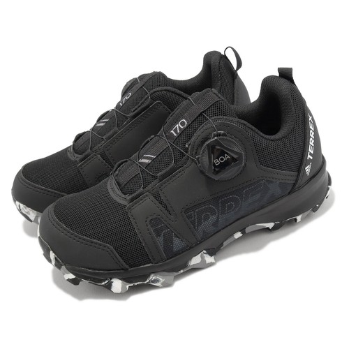 

Adidas Terrex Agravic BOA K Black White Kids Preschool Outdoors Sports EF3635, Черный, Terrex Agravic Boa K