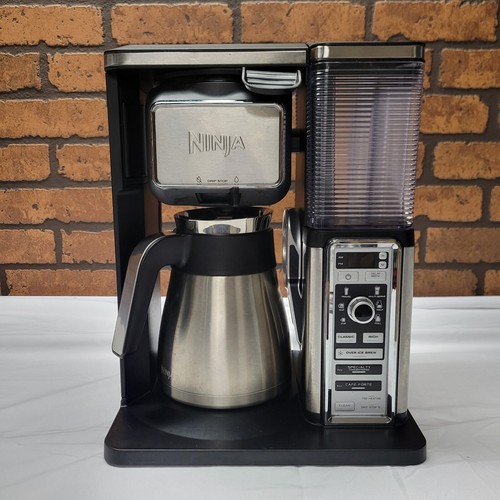 Ninja CF097 Coffee Bar Hot & Iced Coffee Maker Stainless Thermal Carafe Frother