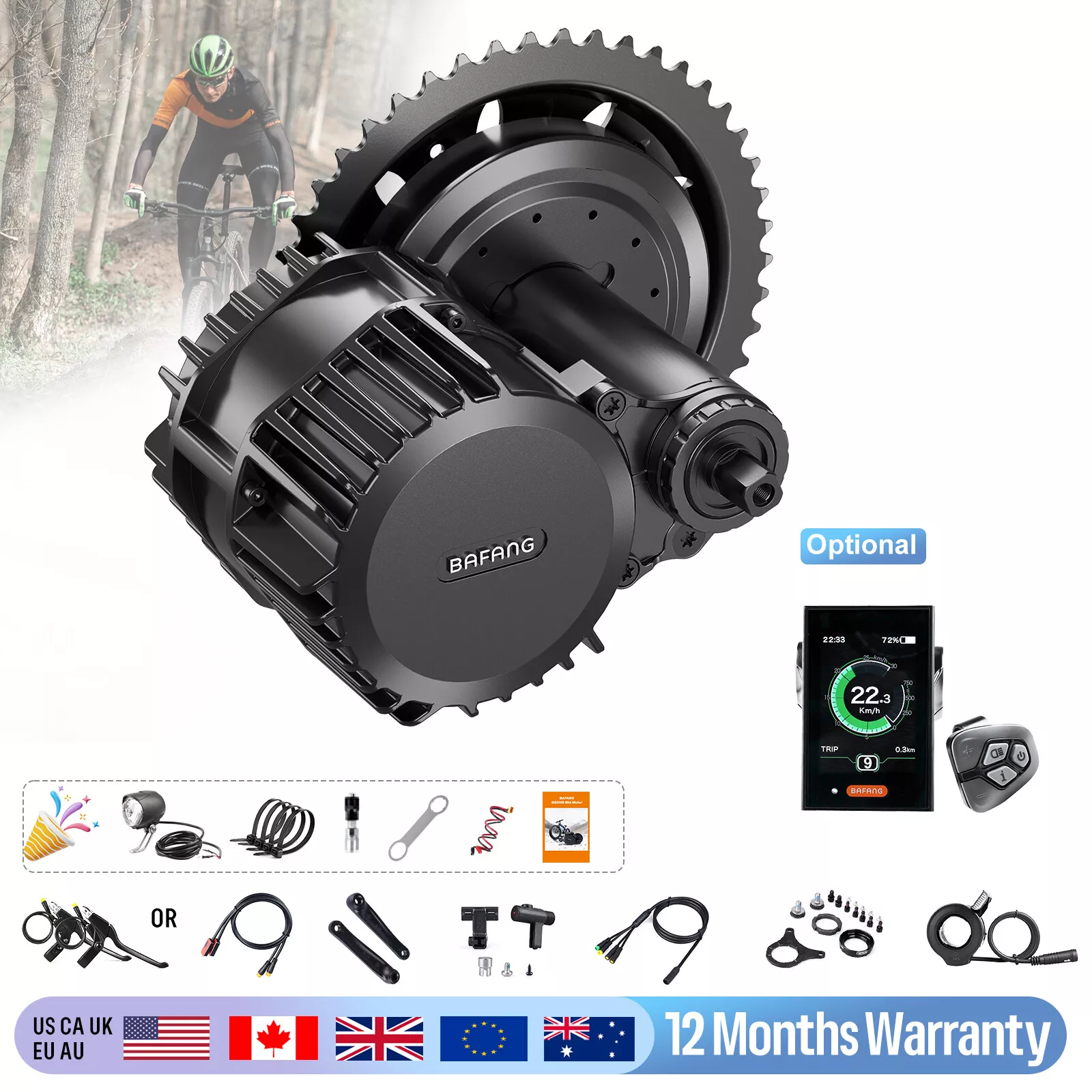 Bafang 48v 1000w リアハブモーター 搭載用キット Amazon | BAFANG 48V 1000W リアハブモーター : 26インチ