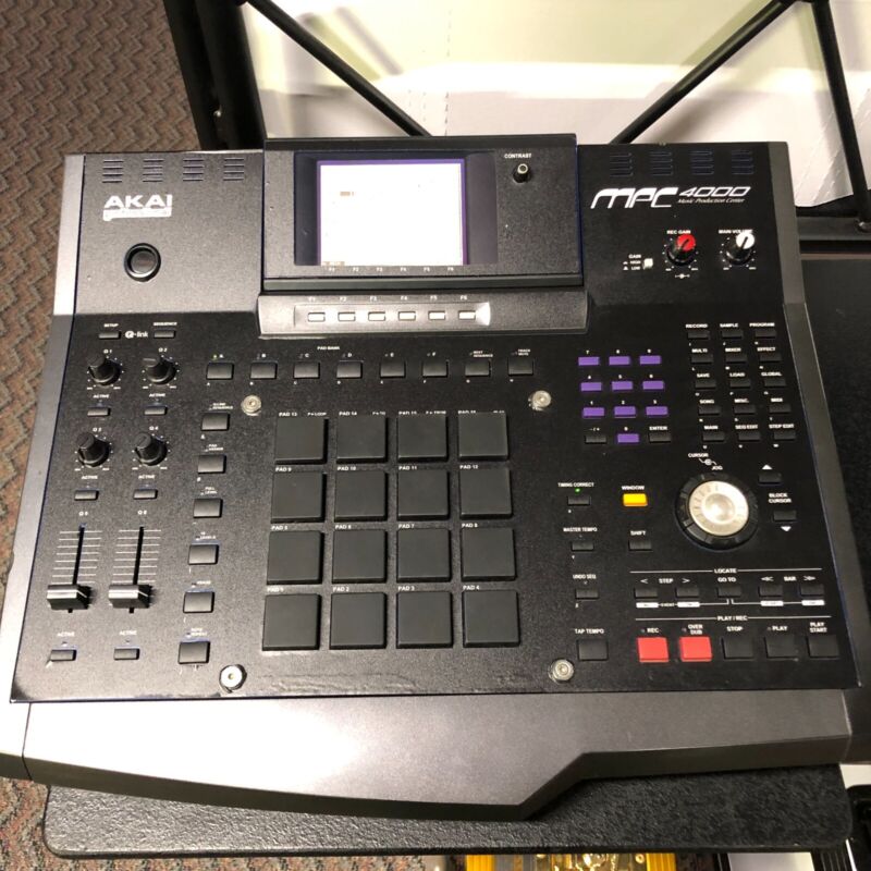 Akai MPC 4000 Sampler  w/custom skin/pads/buttons, expansion boards & 1 TB HDD