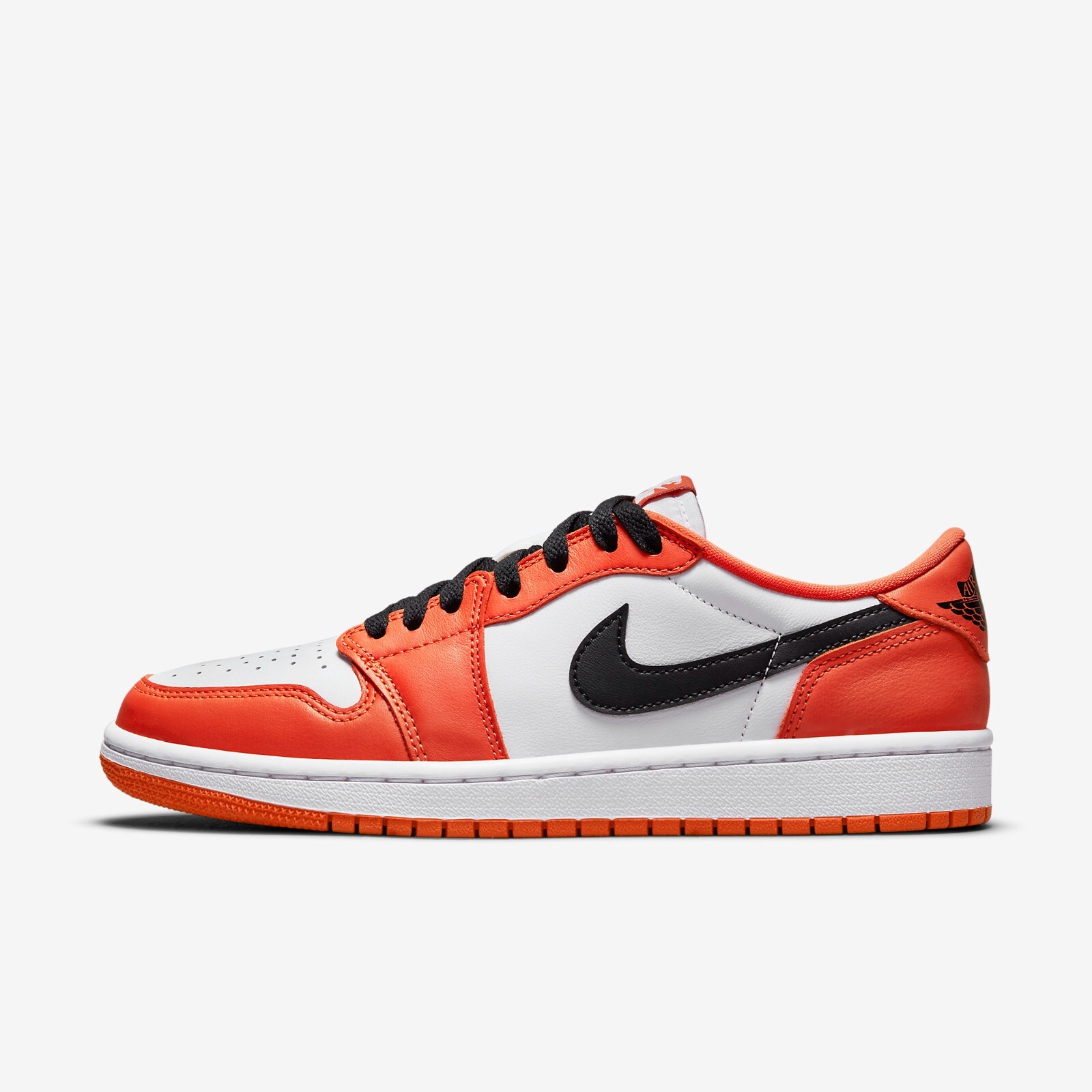 

Кроссовки Jordan 1 Low OG Starfish CZ0775-801, Starfish/white/black, Jordan 1 Low