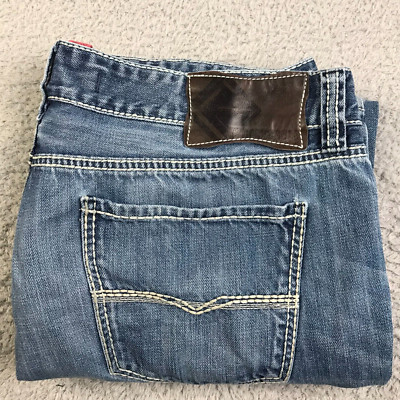 Rock & Roll Cowboy Jeans Mens 40x32 (41x30) Double Barrel Relaxed Straight Work