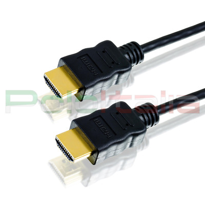 Cable 1 7/12ft HDMI 1.4 High Speed 3D 4k Gold Full HD TV PC Xbox360 PS3 PS4 Low