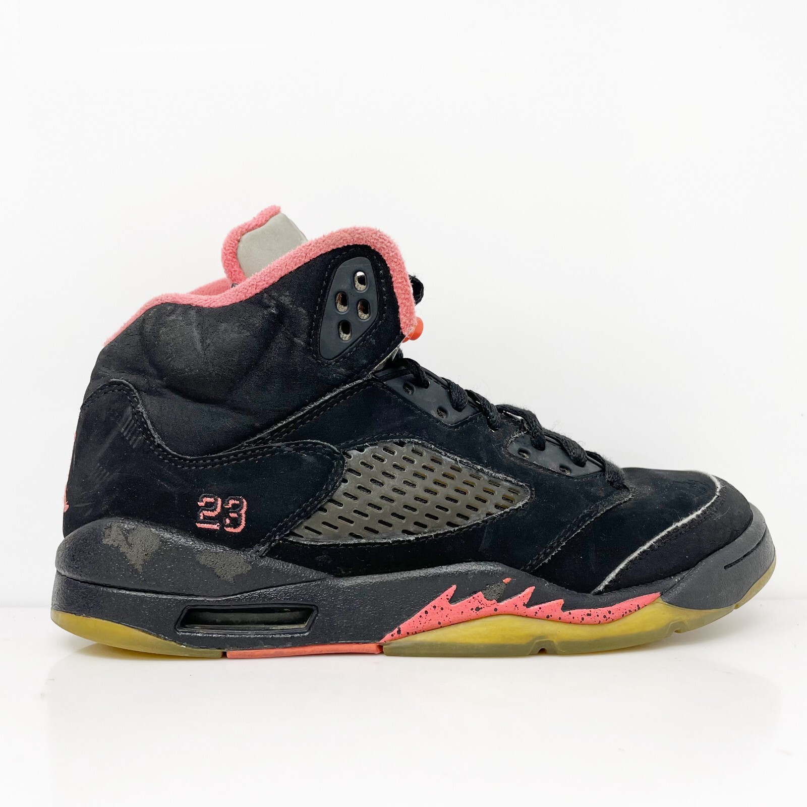 Nike Boys Air Jordan 5 440892-001 Black Basketball Shoes Nike Boys Air Jordan 5 440892-001 Black Basketball Shoes