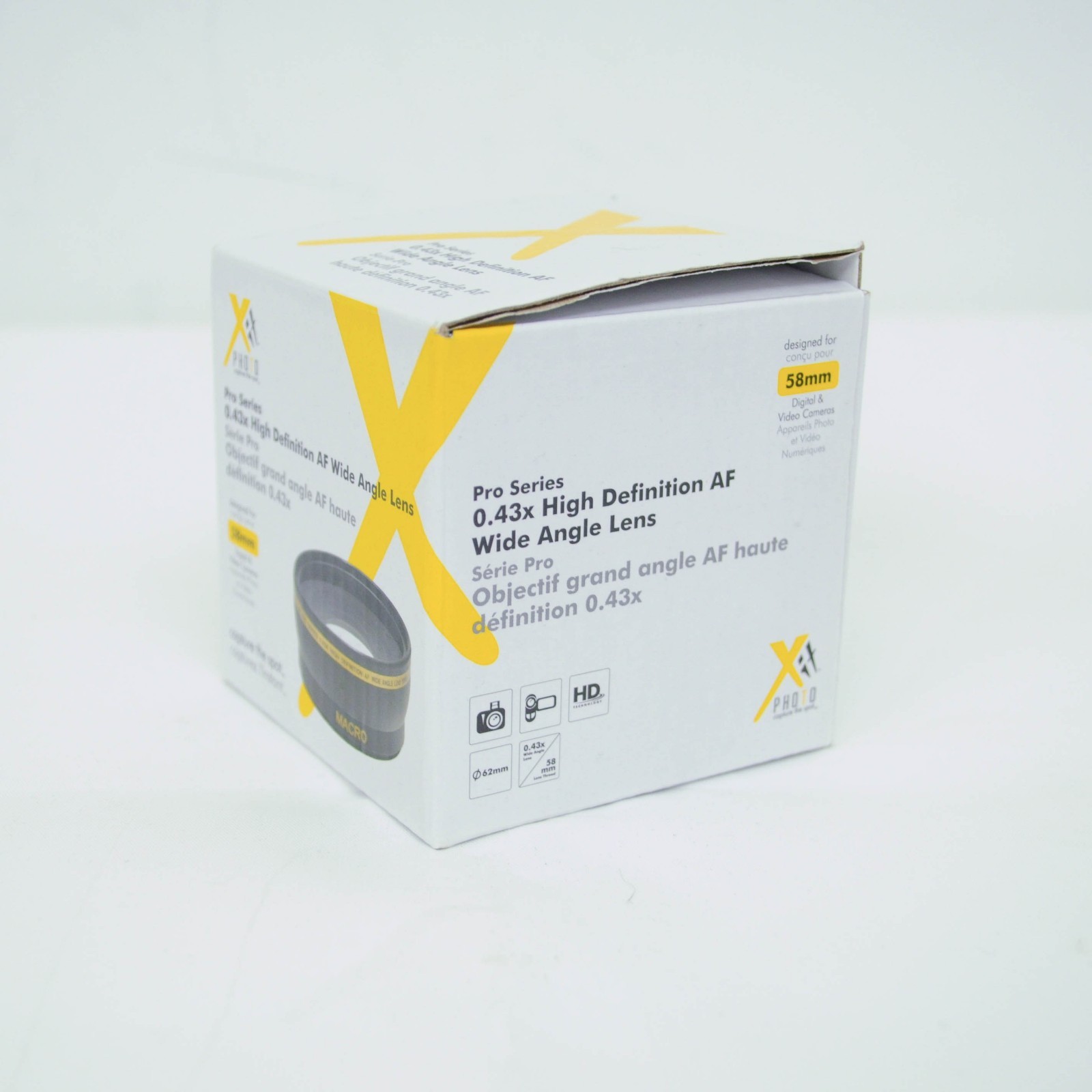 NEW in Box X It Photo Pro Series 0.43x High Definition AF Wide Angle Lens