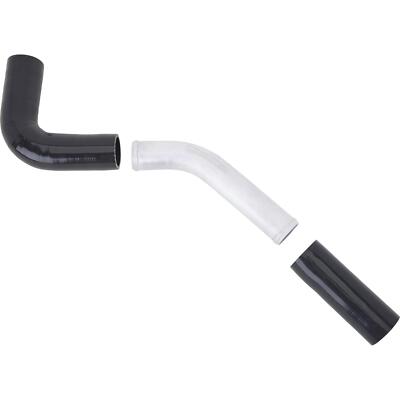 Universal Black Silicone/Aluminum Radiator Hose Kit - Complete Starter Kit