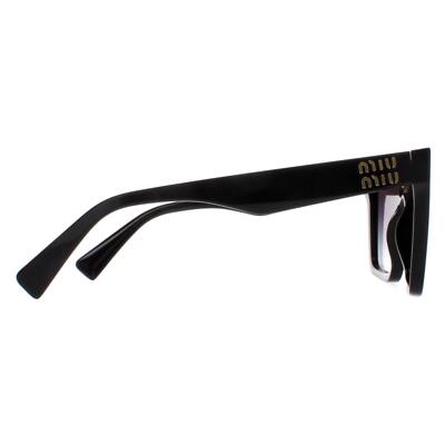 Pre-owned Miu Miu Sunglasses Mu03ys 1ab5d1 Black Gradient Gray
