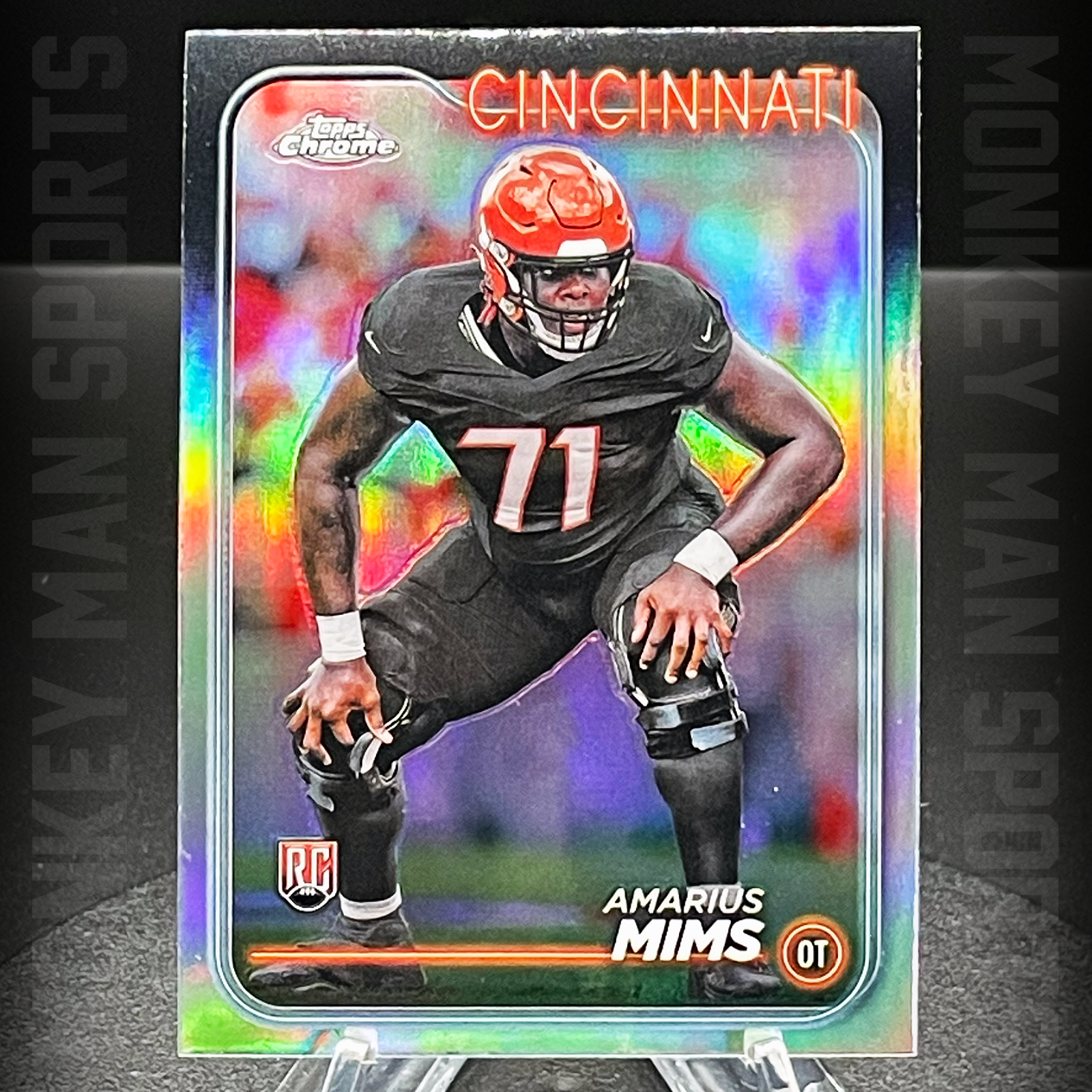 2024 Chrome - Amarius Mims Rookie RC - #271 REFRACTOR BENGALS MINT