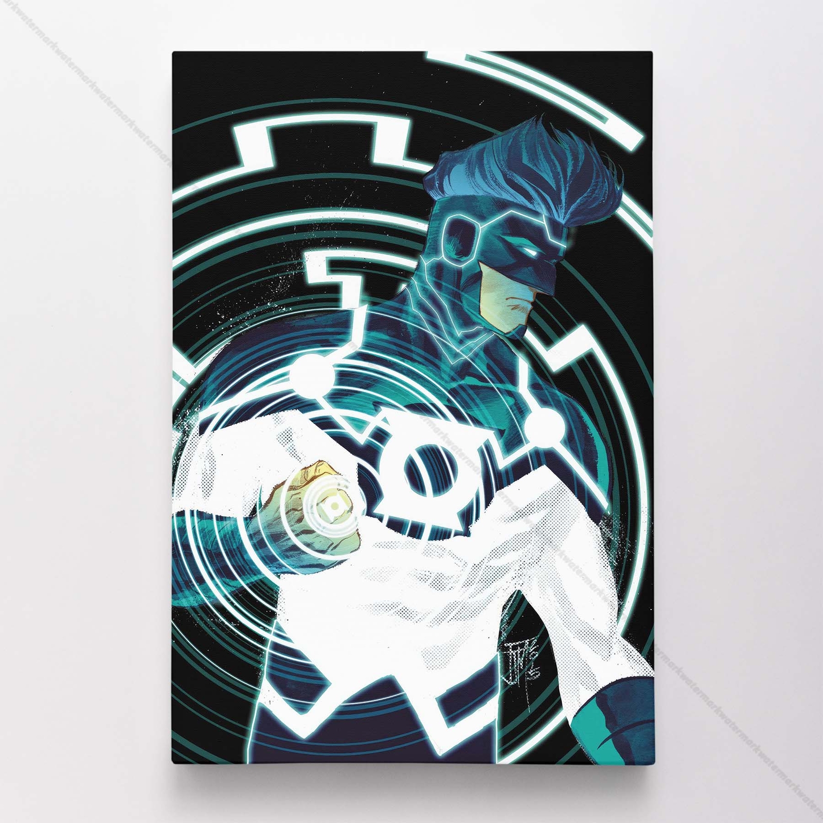 Green Latern Poster Canvas DC Comic Book Cover Art Print #55400