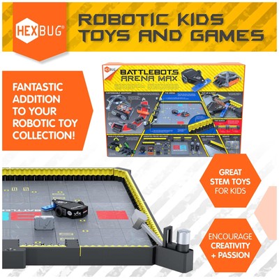 HEXBUG BattleBots Arena MAX, Multiplayer Robot Board Game for Kids, Remote...