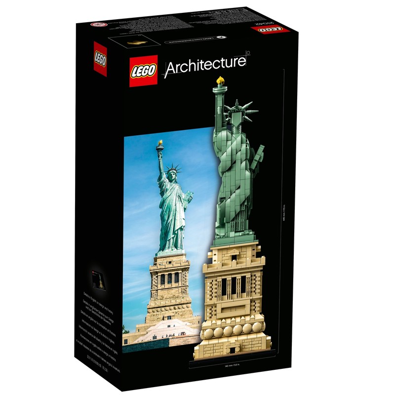 Lego Architecture 21042 Statue De La LibertÃ© New York Bausatz1685-Tlg. Ab 16 Ans