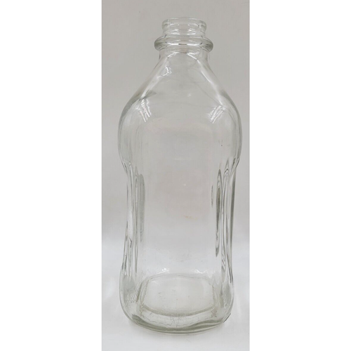 Unmarked Half Gallon Glass Milk Bottle Recyclable Jug from 1950's & 60