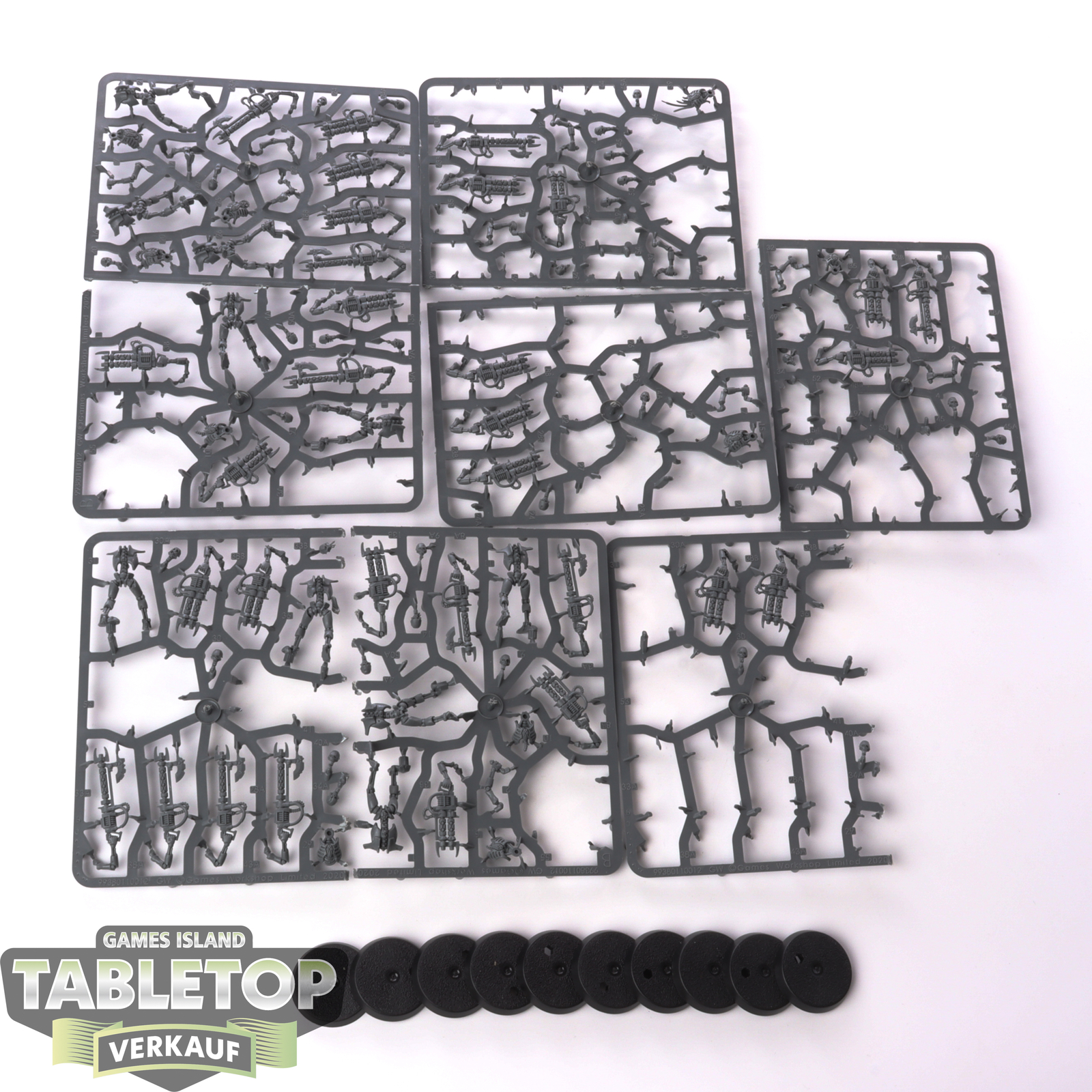 Necrons - 10 x Necron Warriors - im Gussrahmen