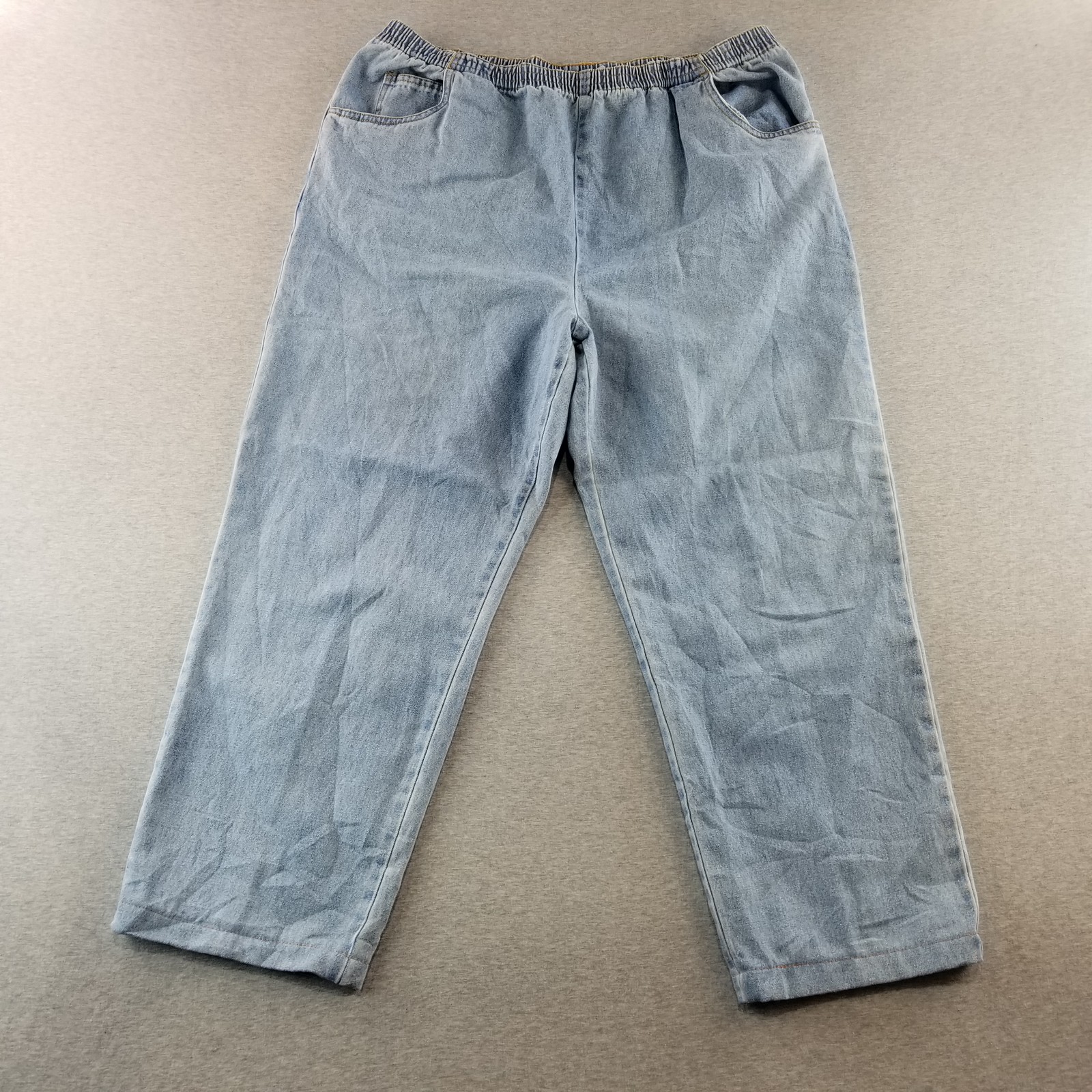 Sonoma Jeans Women Sz XL VTG PullOn Stretch Waist 100%Cotton Normcore Grannycore