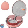 Sleep Mode Hard Case for Apple AirPods Max - GEVO Carrying Case for Apple AirPods Max 2 Headphones - Portable Travel Storage Bag for Over-Ear Headsets (Pink)