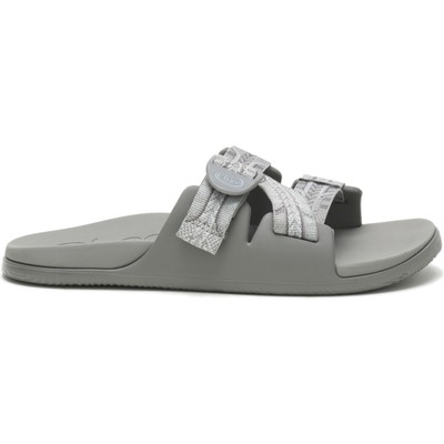 Женское Chaco Chillos Slide Pierce Steeple Grey 12 M Сандалии Полиэстер