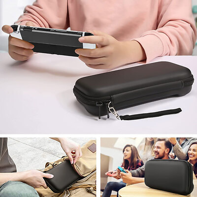 Carrying Case Bag+Shell Cover+Tempered Glass Protector For- Nintendo Switch OLED