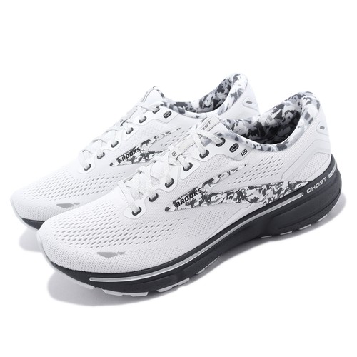 

Мужская спортивная обувь Brooks Ghost 15 White Ebony Oyster Camo 1103931D-149, Белый, Ghost 15