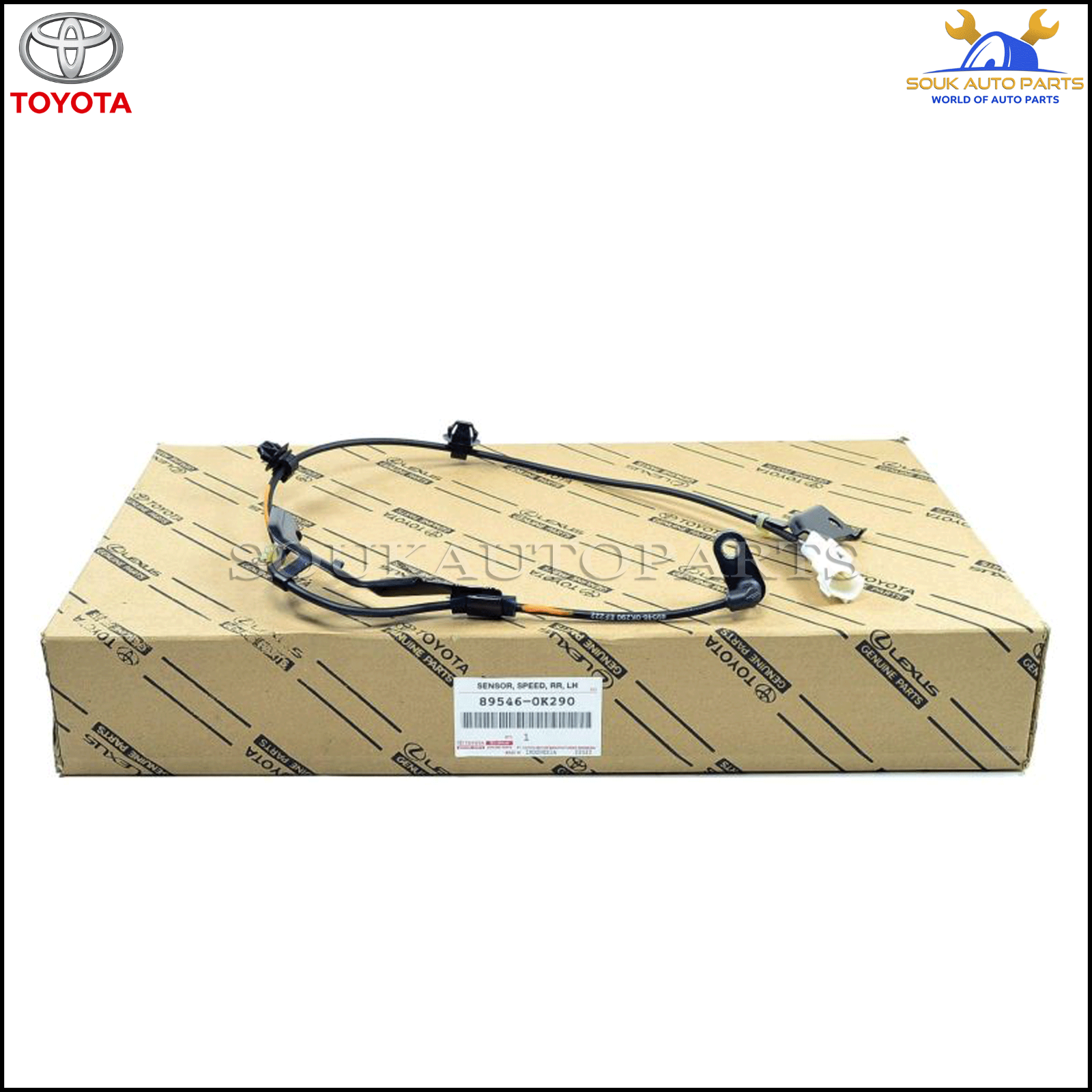89546-0K290 Genuine Toyota SENSOR, SPEED, REAR LH 895460K290