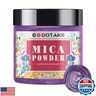 GOODTAKE Mica Powder, Natural Cosmetic Grade Mineral Pigment for DIY Crafts, Resin Art, Soap Making, Candle Coloring, Nail Art, and Epoxy Resin Dye - Non-Toxic and Eco-Friendly (Light Purple, 2 oz)