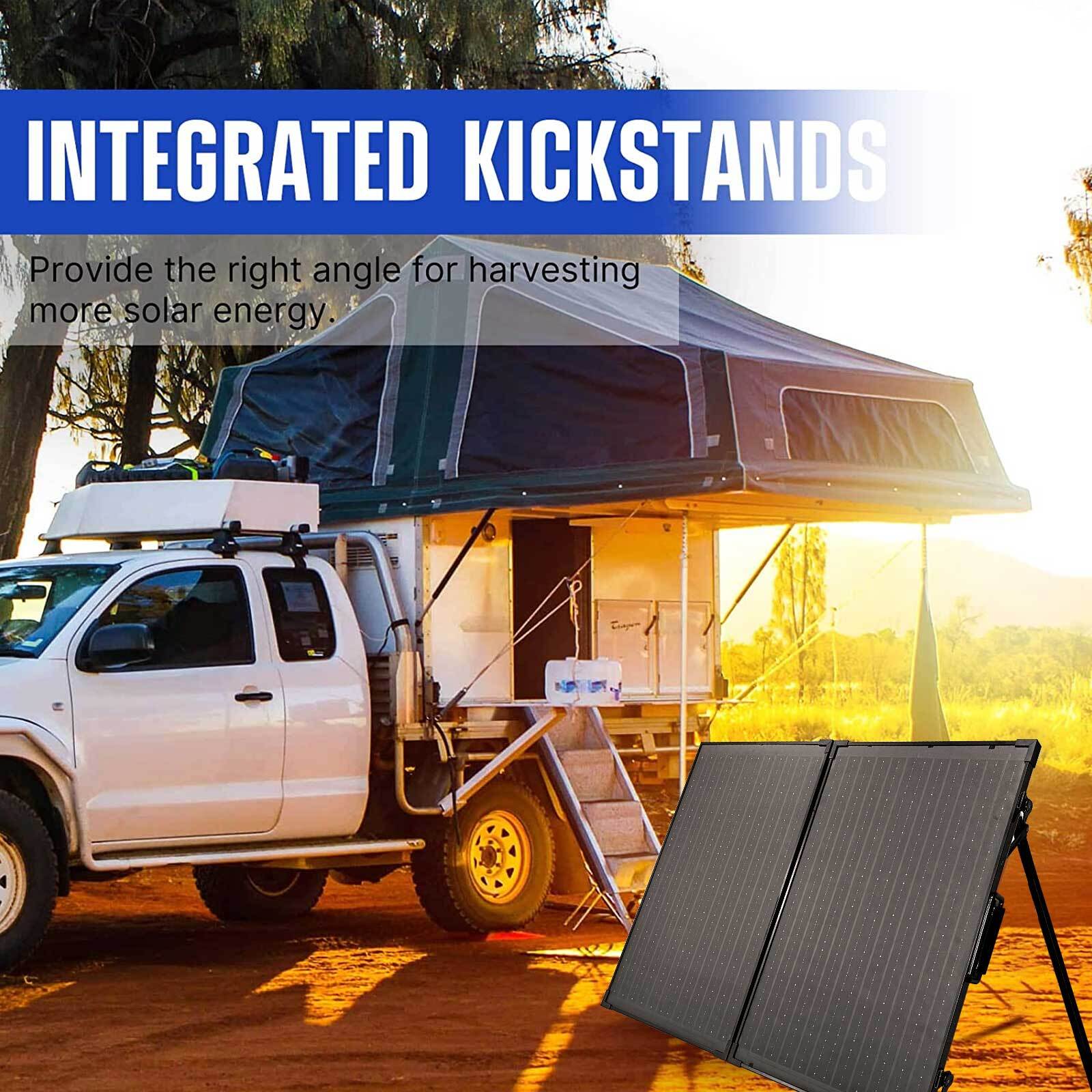 200W 12V Portable Foldable Solar Panel for Battery/Power station/RV/Camping/Car