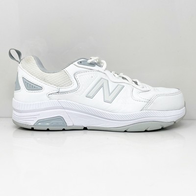 

New Balance Женские 857 V3 WX857WB3 Белые повседневные туфли Кроссовки Размер 9 4E, Белый, 857 V3
