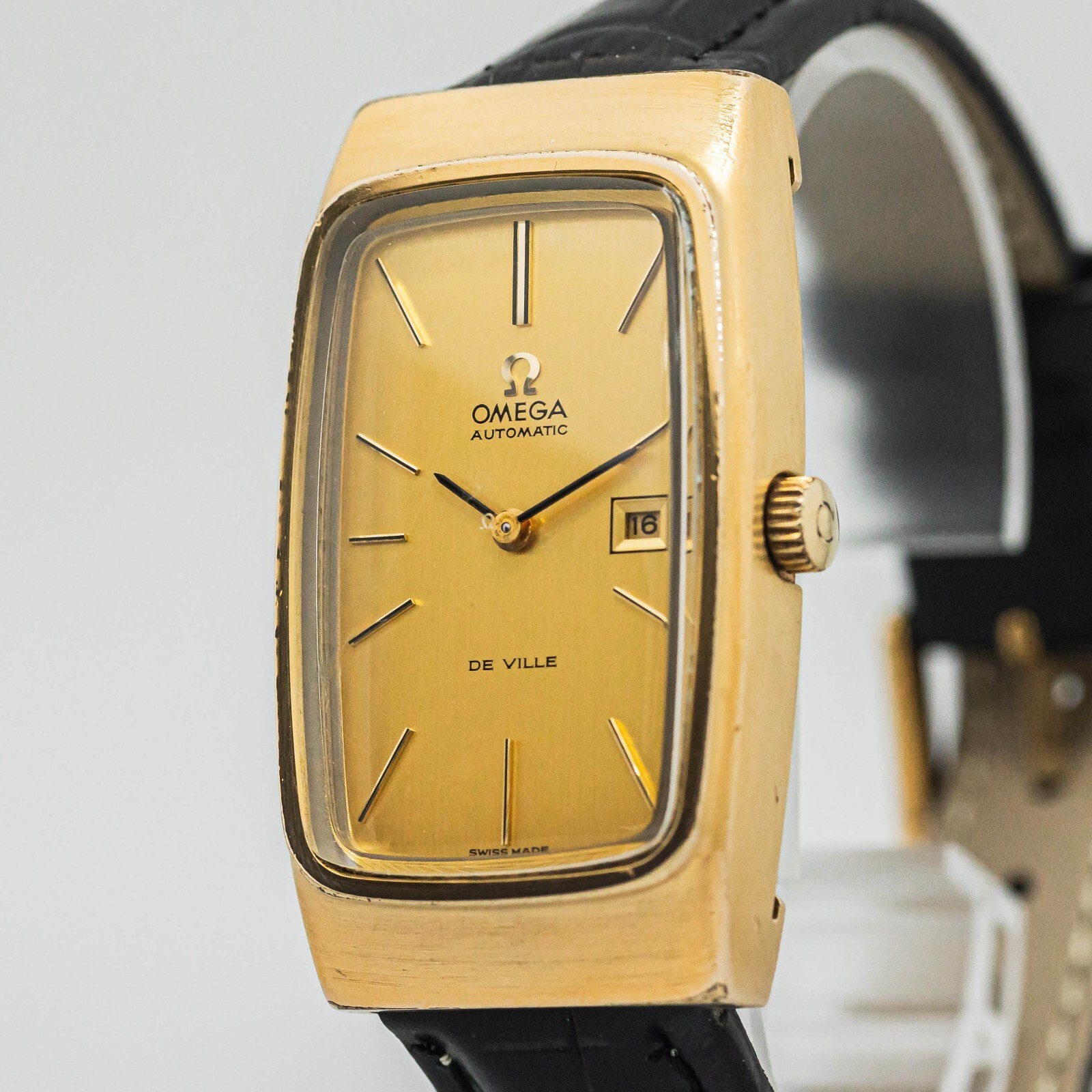 ジャンクOMEGA De Ville クォーツ ゴールド　vintage OMEGA - ジャンク品 OMEGA DE VILLE 腕時計 クォーツ