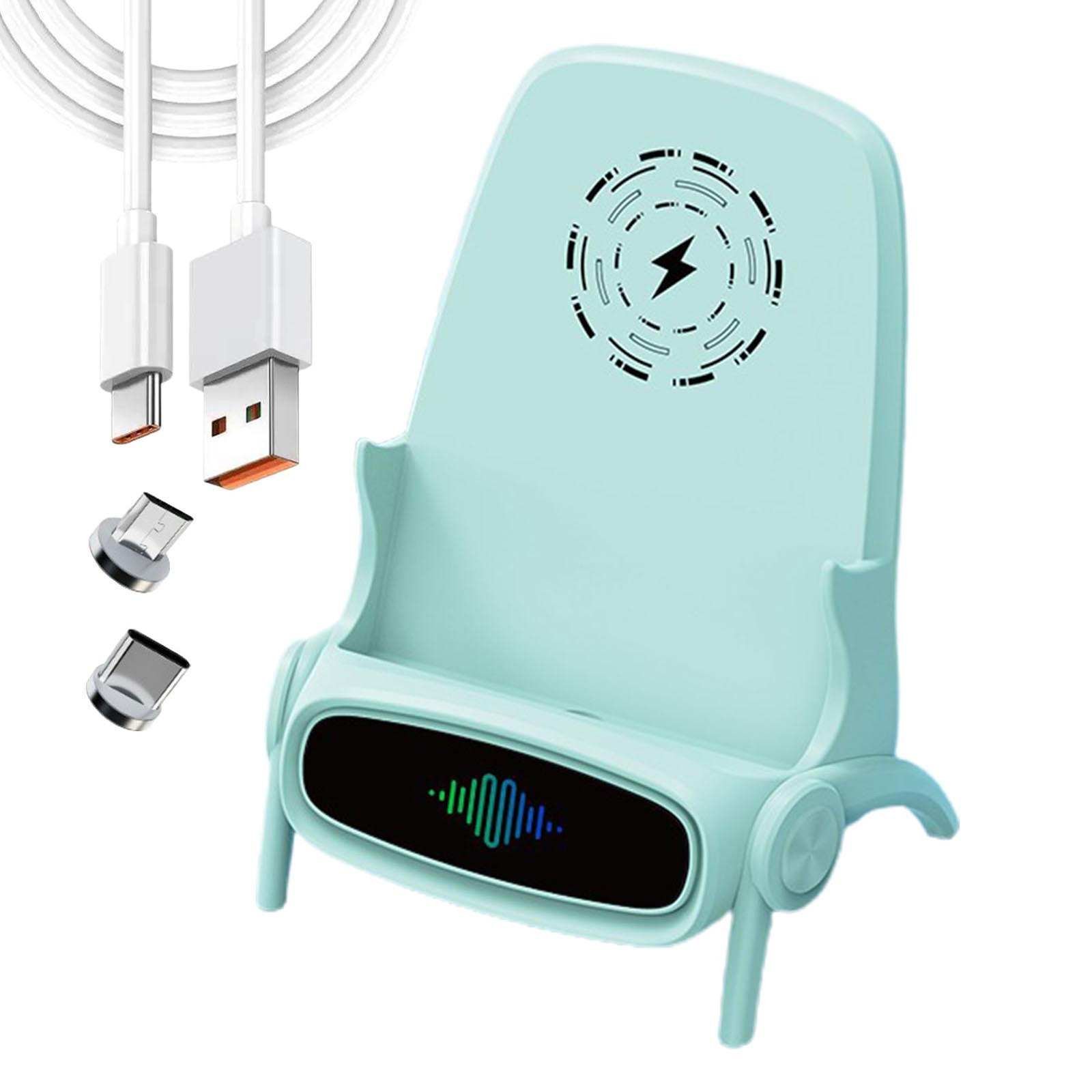 Portable 66W Wireless Fast Charge Charger Mini Chair Desk Mobile Phone Holder