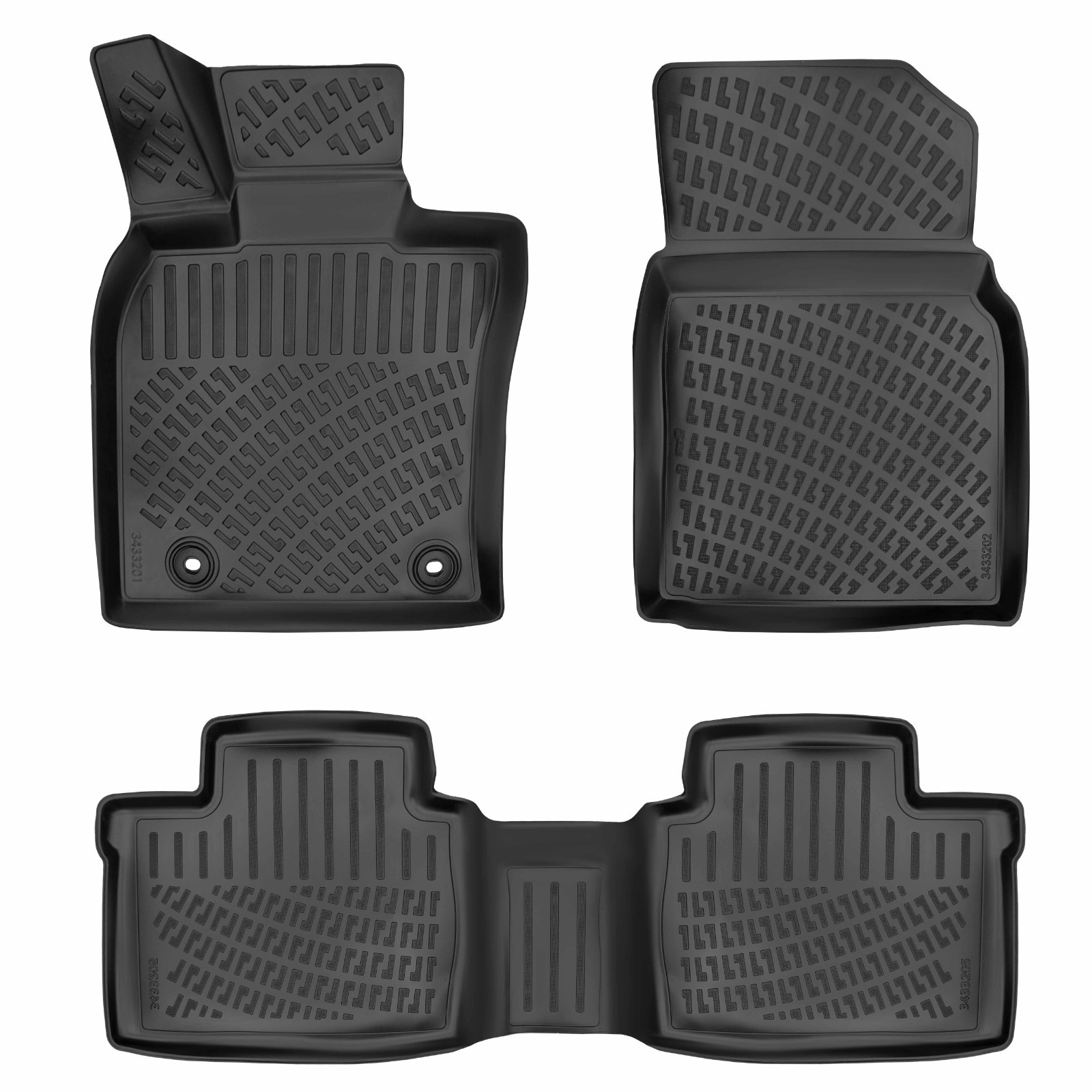 3D Molded Rubber Floor Mat for Toyota Camry Hybrid XV80 2025-UP