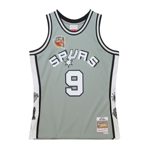 Мужская МАЙКА Mitchell & Ness NBA HOF SWINGMAN JERSEY SPURS ТОНИ ПАРКЕРА