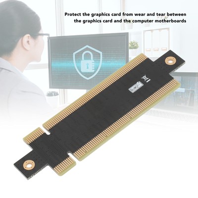 PCIe 16X Male To Male Adapter Card PCI Express Riser Expansion Card For Smal JJS