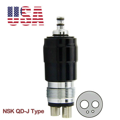 COXO Dental LED Self-Power High Speed Handpiece Turbine NSK QD-J Coupling 4Hole