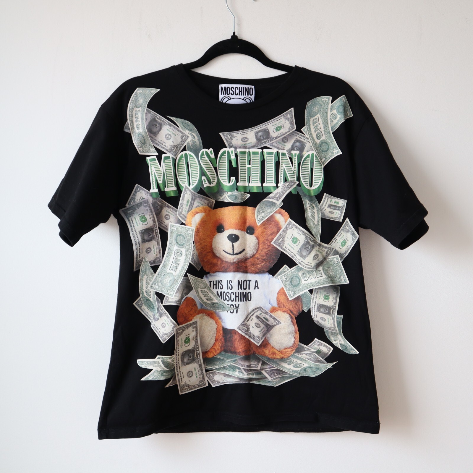 Moschino This Is Not A Moschino Toy Teddy Bear with Money