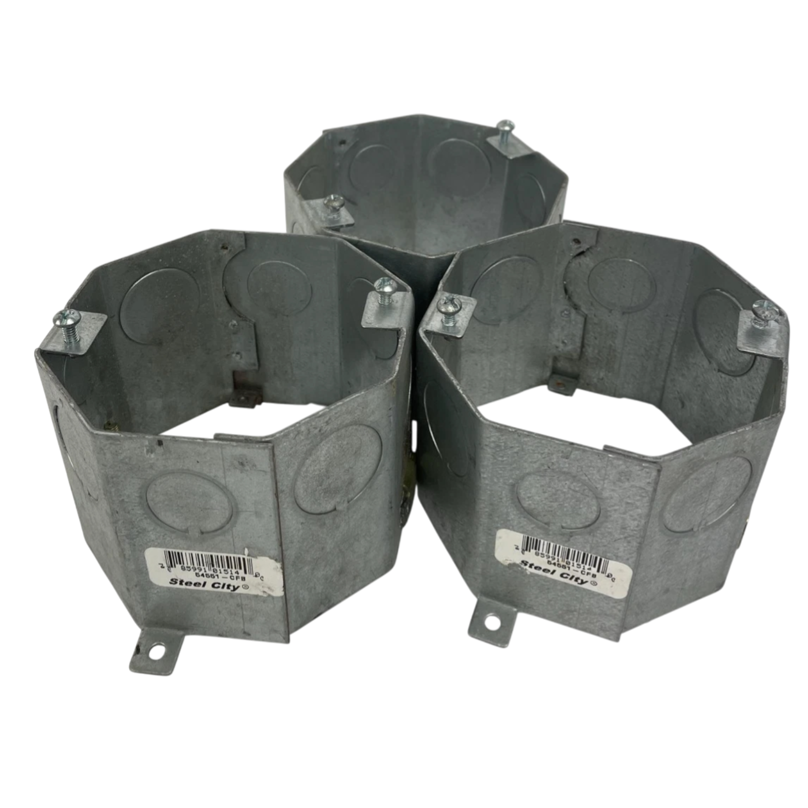 3 x 208842 New-No Box; Steel City 54551-CFB Octagon Concrete C...