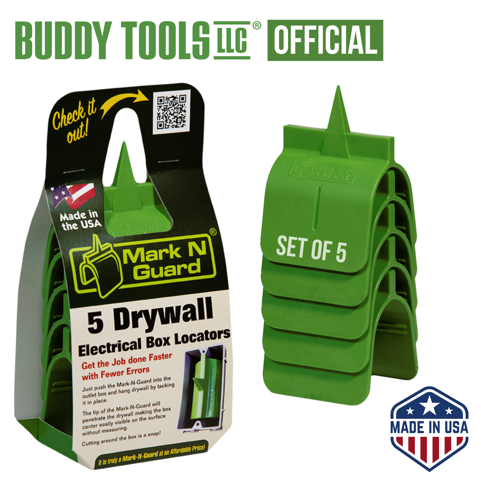 Buddy Tools 6 in 1 Drywall Set Includes Drywall Taper, Taping