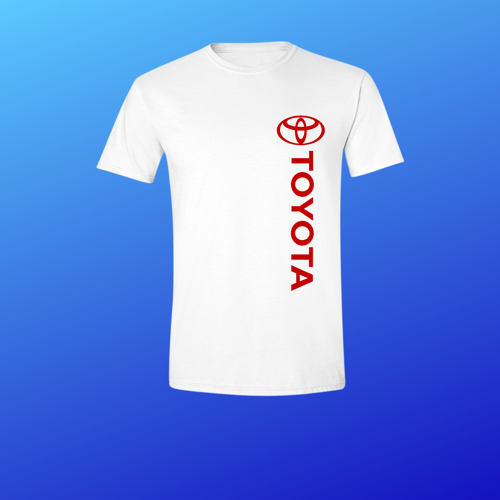 Toyota Logo T-Shirt Tundra Tacoma Scion Supra 4 Runner with FREE DECAL!!