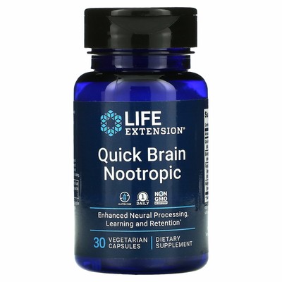 Quick Brain Nootropic, 30 вегетарианских капсул