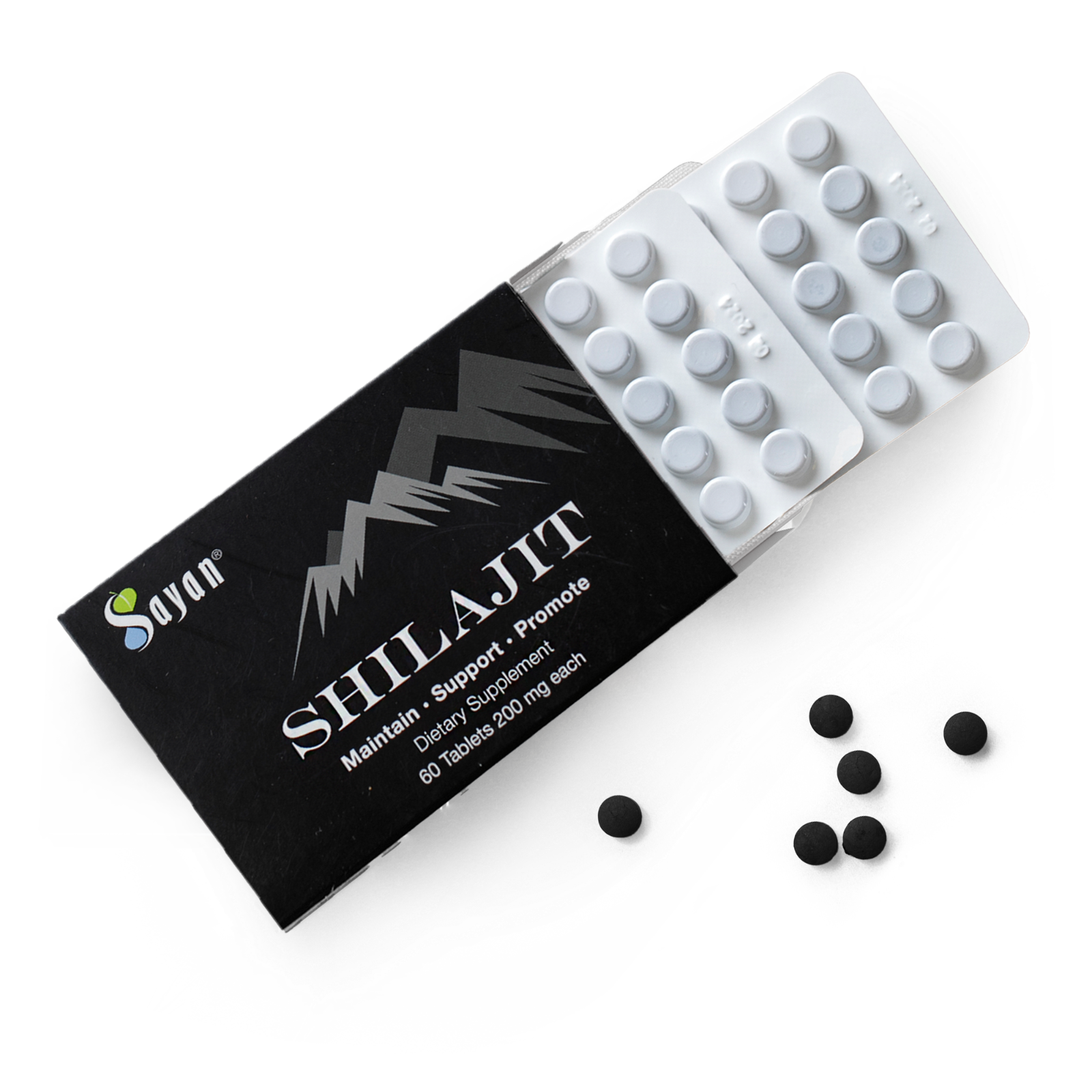 Purified Shilajit 200 mg Tabs Supplement Natural Choose Size