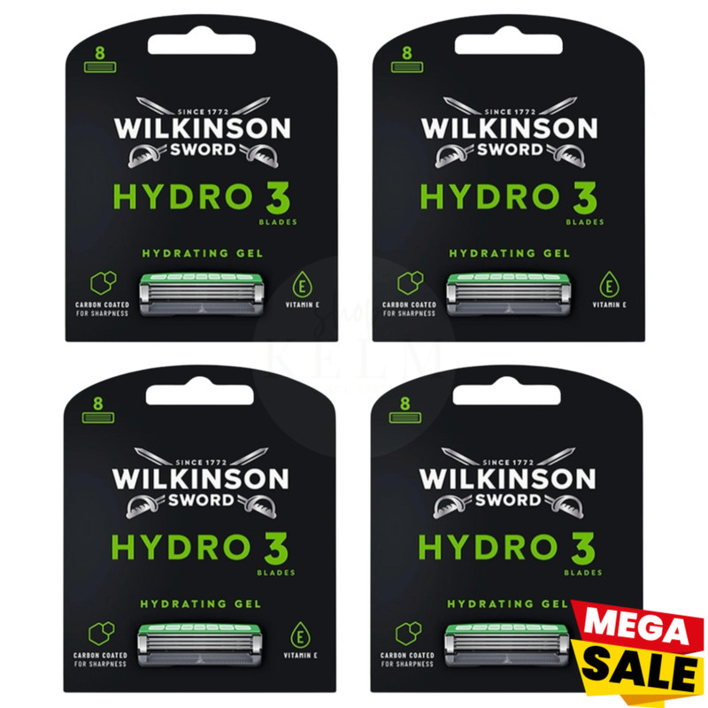 Wilkinson Hydro3 Hydrating Gel Klingen Auswahl 4-80 StÃ¼Ck In Blister & Ovp