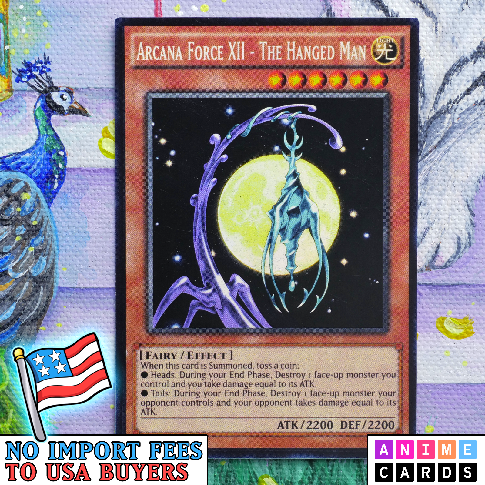 Arcana Force XII - The Hanged Man ANIME EFFECT HOLO card | eBay