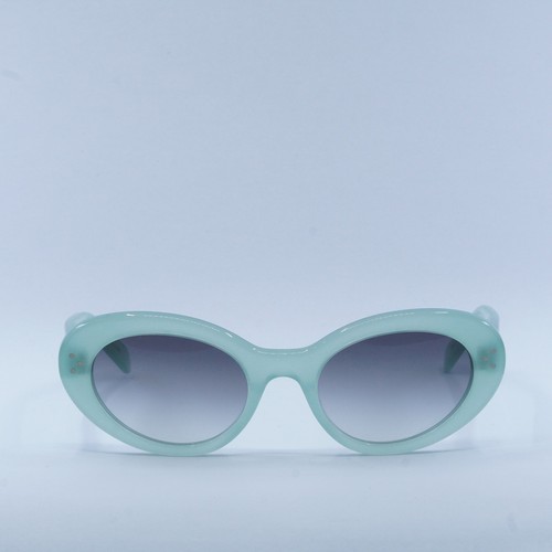 Pre-owned Celine Cl40193i 93b Light Green/gradient Smoke 53-21-145 Sunglasses Authe... In Gray